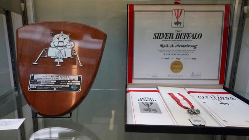 Neil Armstrong's souvenir collection