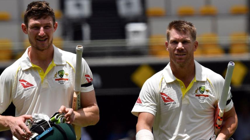 David Warner and Cameron Bancroft