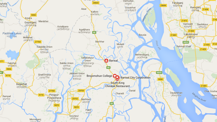 Barisal map