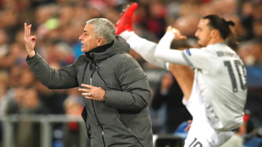 Jose Mourinho and Zlatan Ibrahimovic