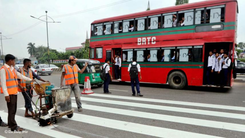 zebra crossings