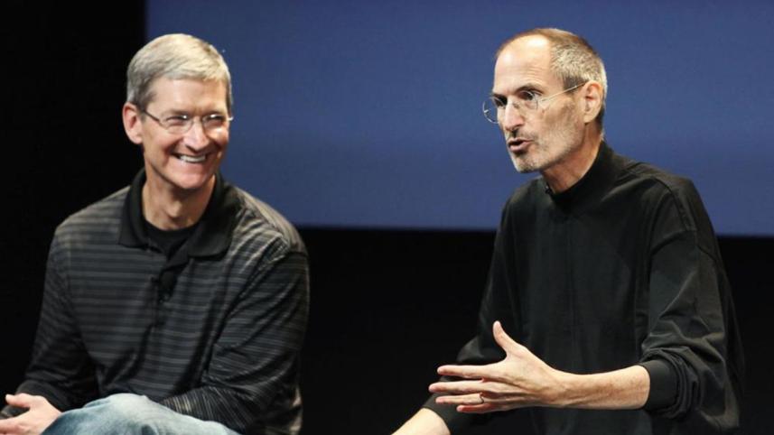 Tim Cook tried to give Steve Jobs a portion of his liver, a new biography reveals. Photo taken from Twitter/@FastCompany