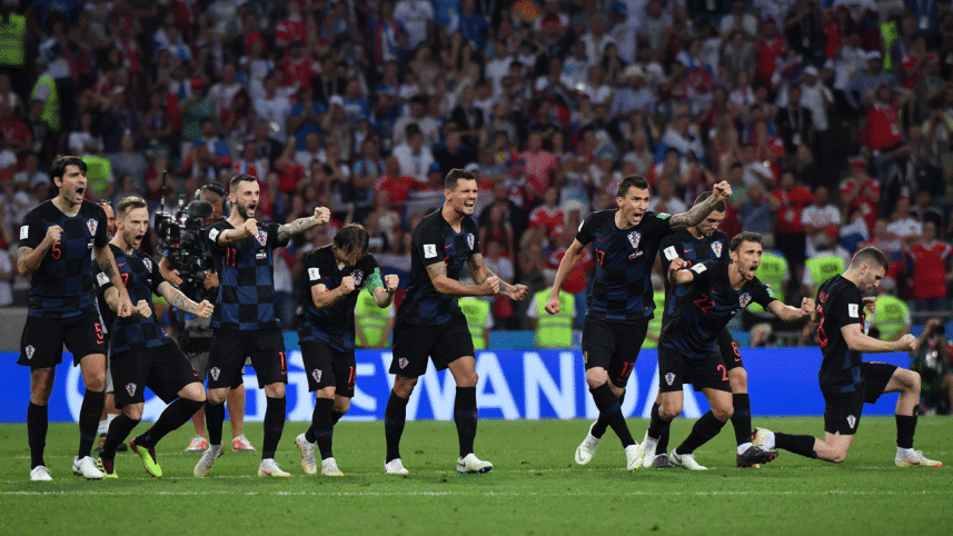 quarterfinal match Croatia vs Russia
