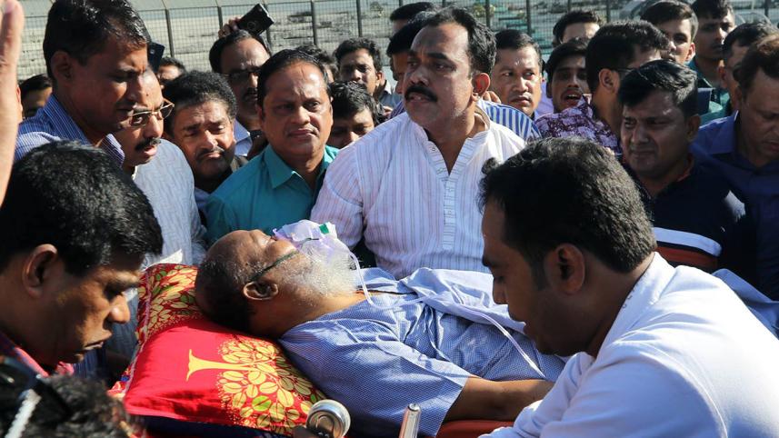 Ex-Ctg mayor Mohiuddin hospitalised 