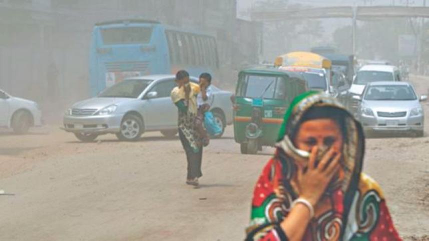 Dhaka's air quality