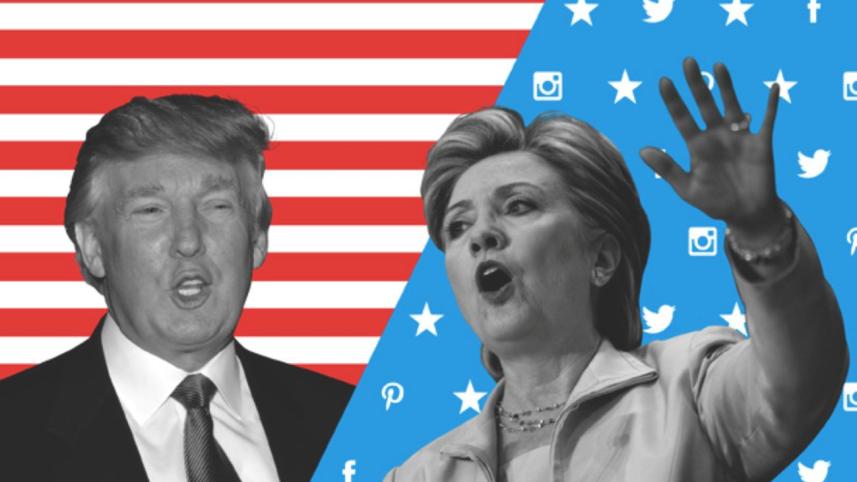 Donald Trump and Hillary Clinton.