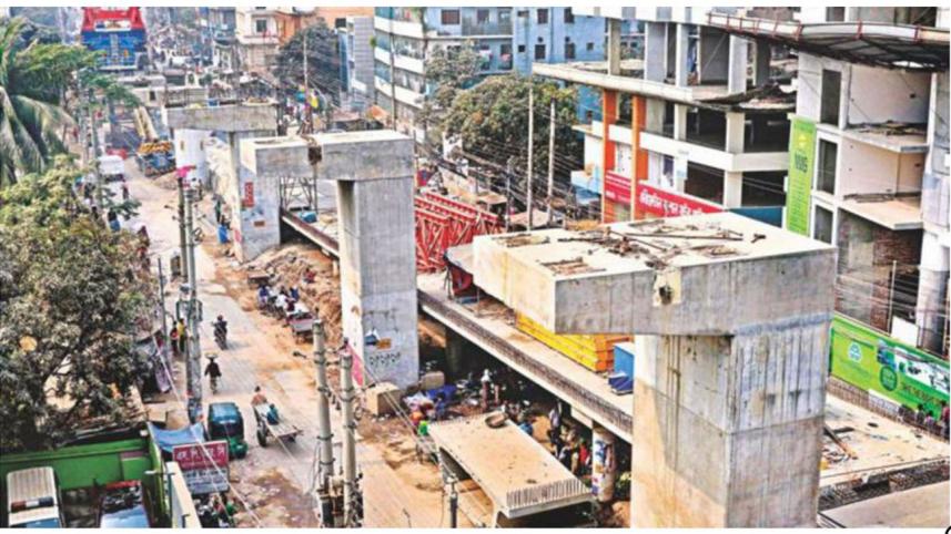 Moghbazaar-Mouchak flyover