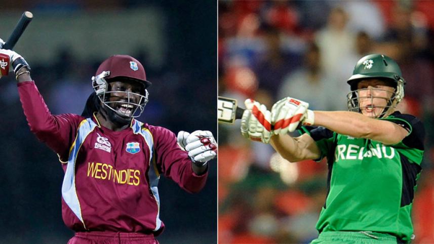 Chris Gayle and Kevin O'Brien may star during Monday's Ireland vs West Indies match.