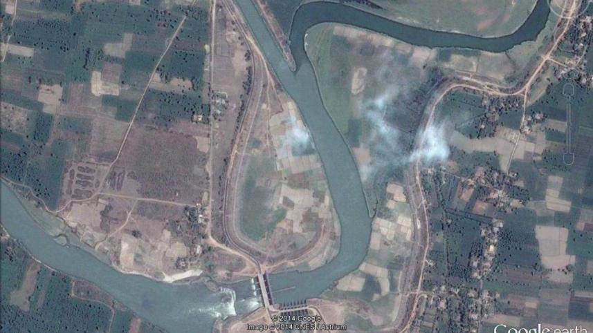 google teesta map
