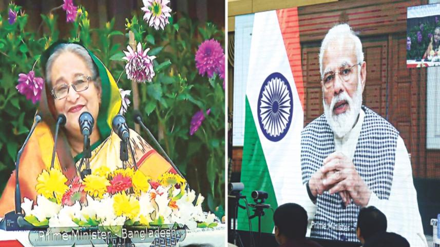 Hasina and Modi