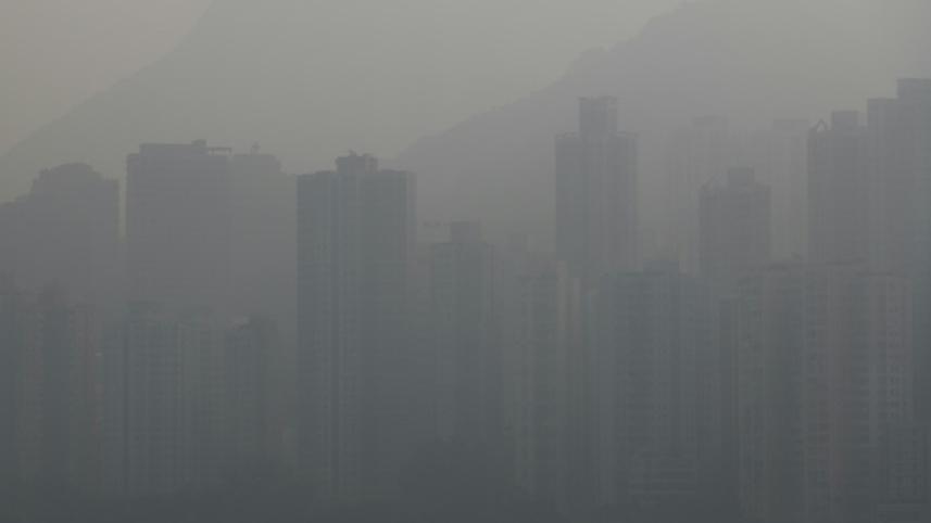 The air quality in Hong Kong