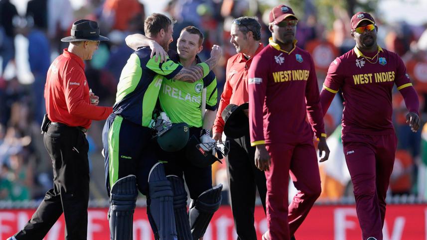 Ireland caused the first major upset in the ICC Cricket World Cup 2015