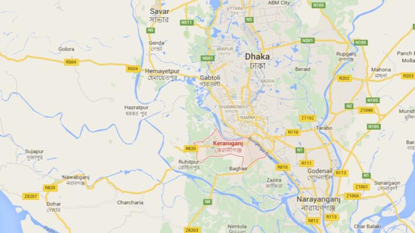 Keraniganj map