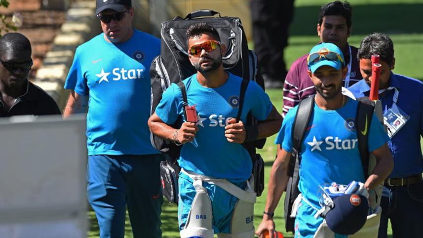 Virat Kohli in practice. Photo: AFP