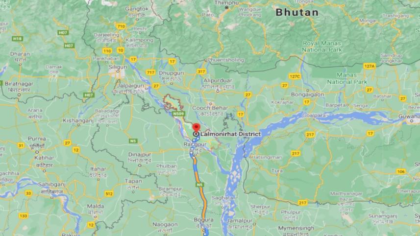 Lalmonirhat map