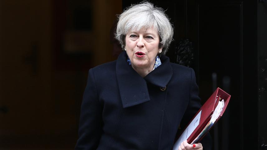 Britain's Prime Minister Theresa May