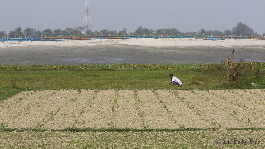 A farmer working 