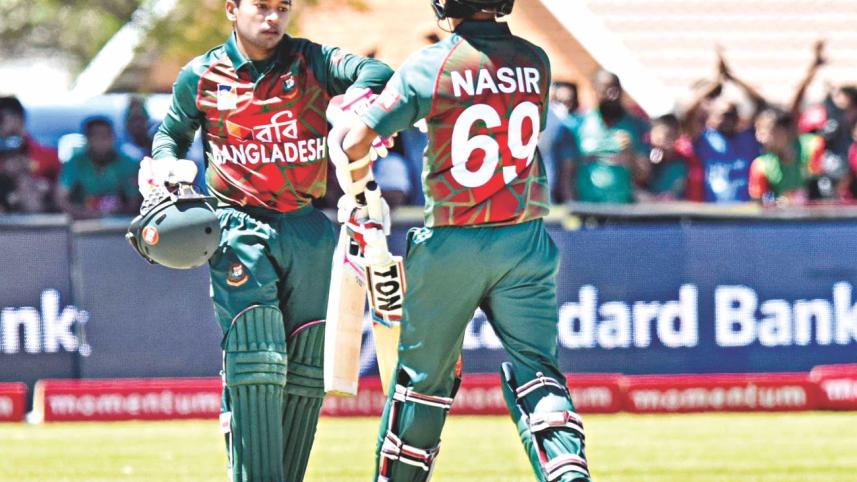 Mushfiqur Rahim and Nasir Hossain