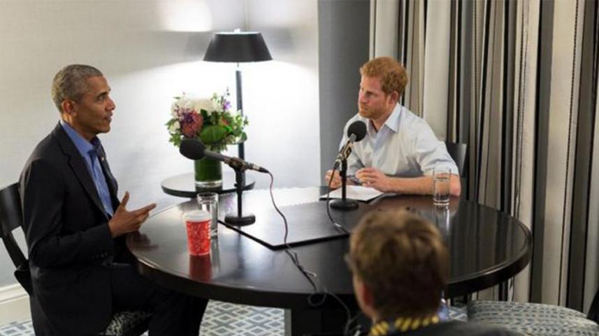 Barack Obama and Prince Harry 