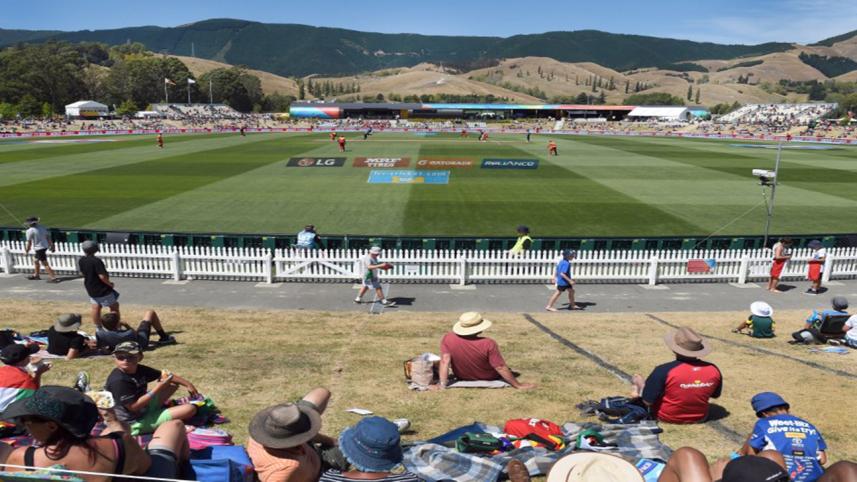 Panoramic view of the Nelson ground 