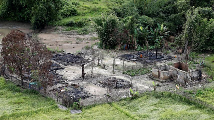 Rohingya village