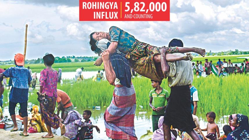 Rohingya influx, Naf River