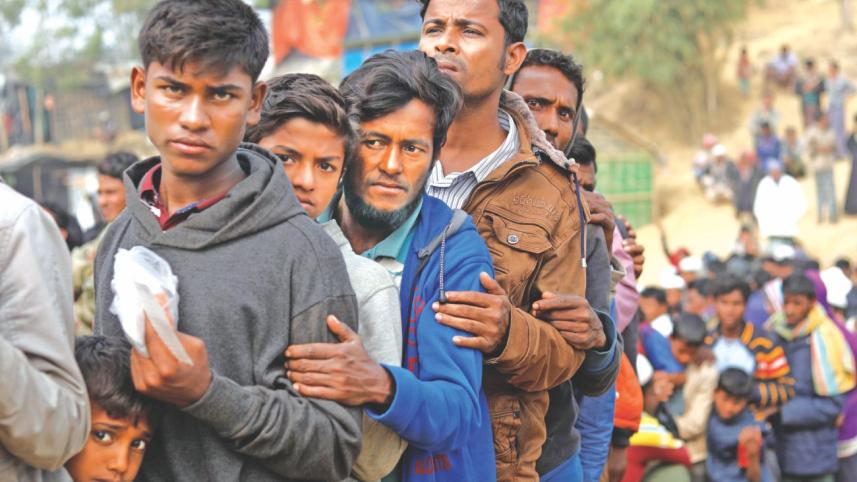 Balukhali camp, Rohingya refugees, Myanmar