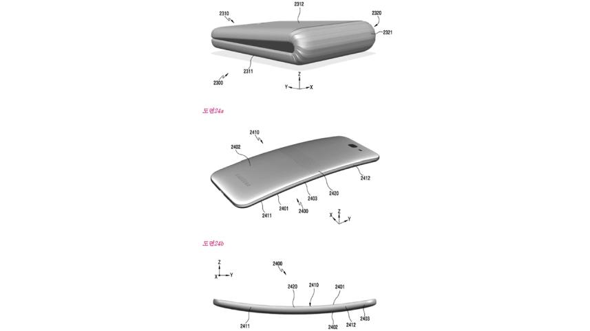 Samsung foldable smartphones