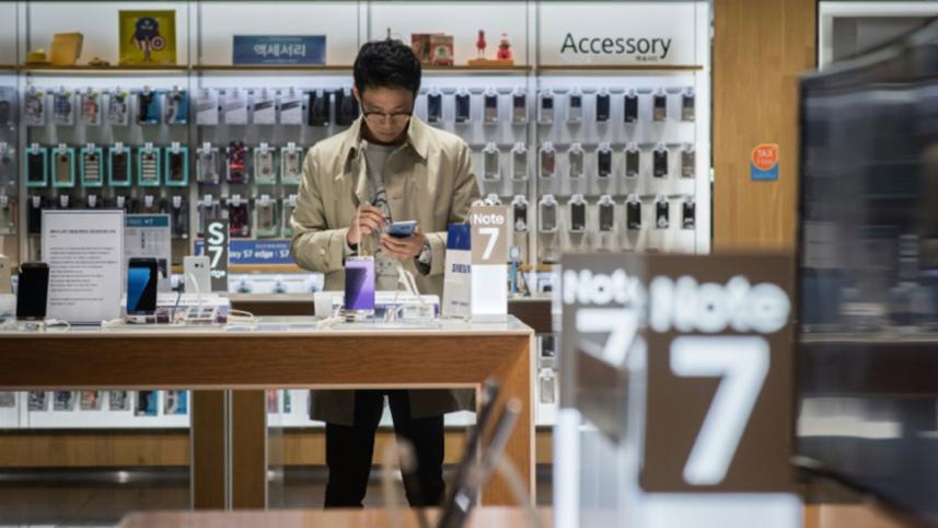 Samsung, South Korean giant, smartphone market, Galaxy Note 7