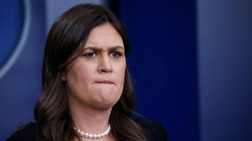 US White House Press Secretary Sarah Huckabee Sanders
