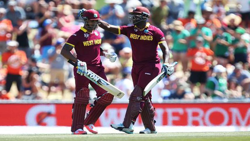 Lendl Simmons and Andre Russell carted the Pakistani bowlers