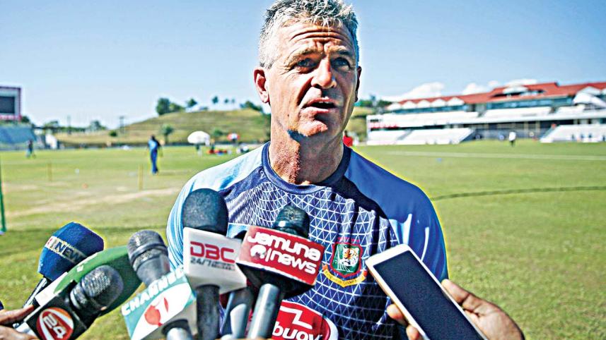 Steve Rhodes talks about washout warm up game