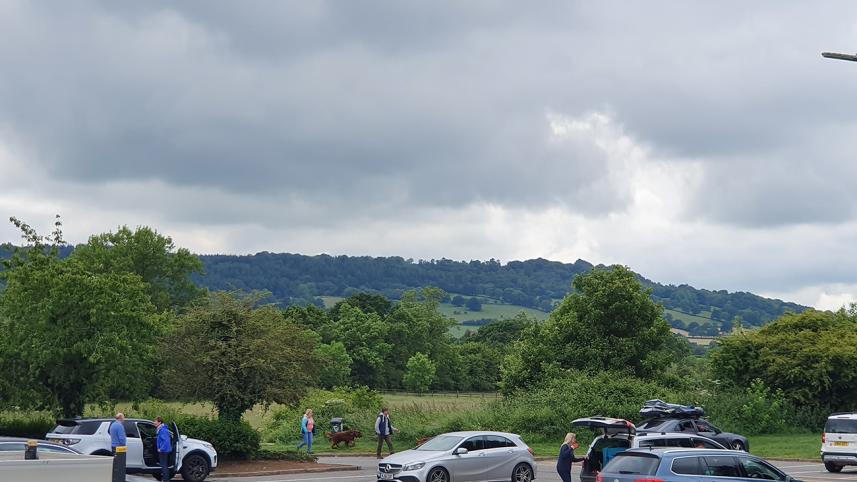 View from the Days Inn Hotel, Taunton