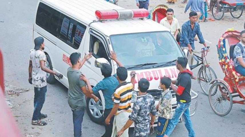Children death during transport strike