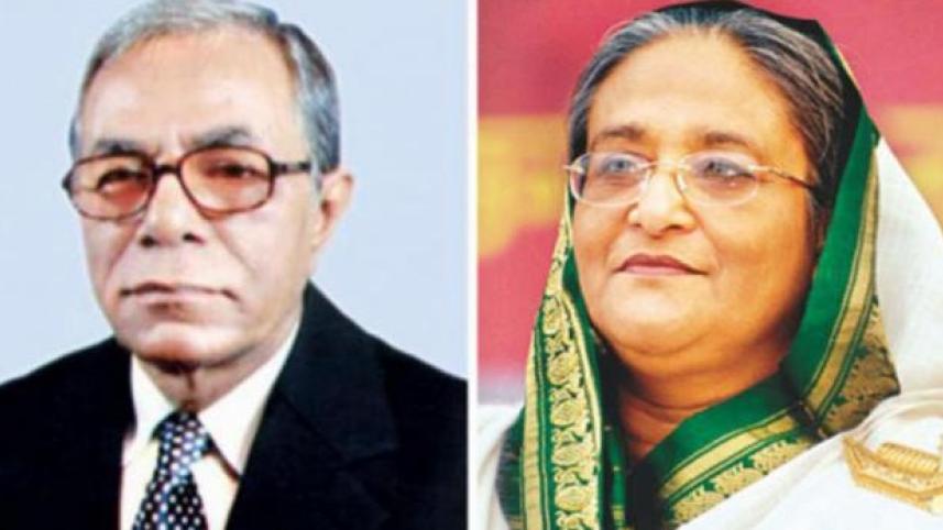 Prime Minister Sheikh Hasina and President Abdul Hamid