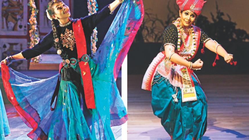 A warrior in dance
