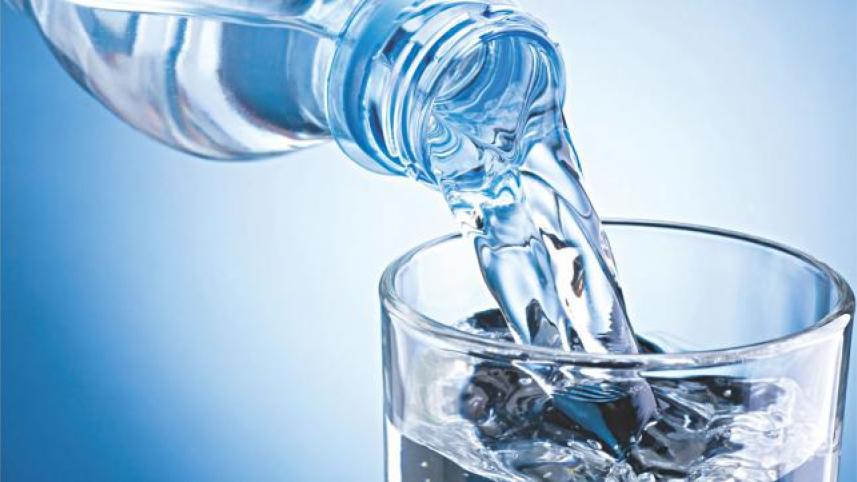 drinking bottled water