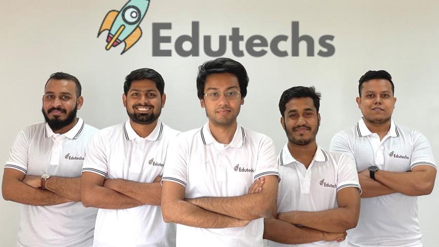 Team members of Edutechs. Photo: Edutechs