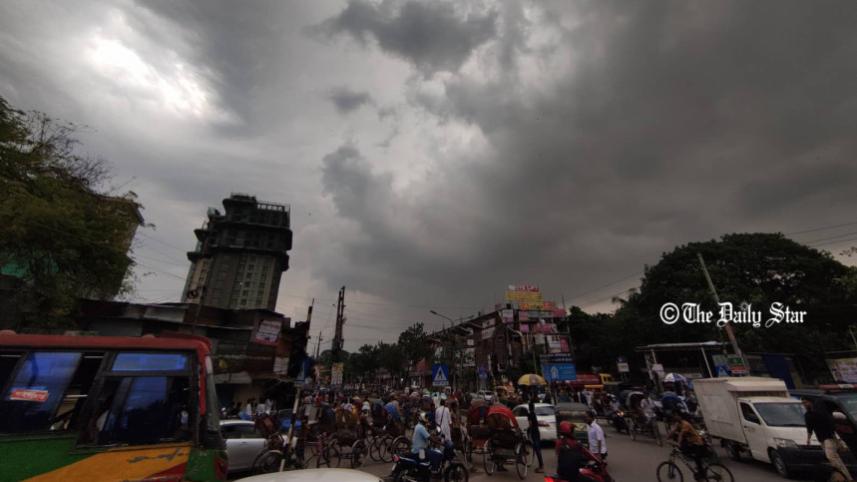 44 mm rain recorded in Dhaka