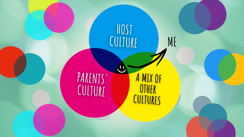 A venn diagram depicting third culture kids