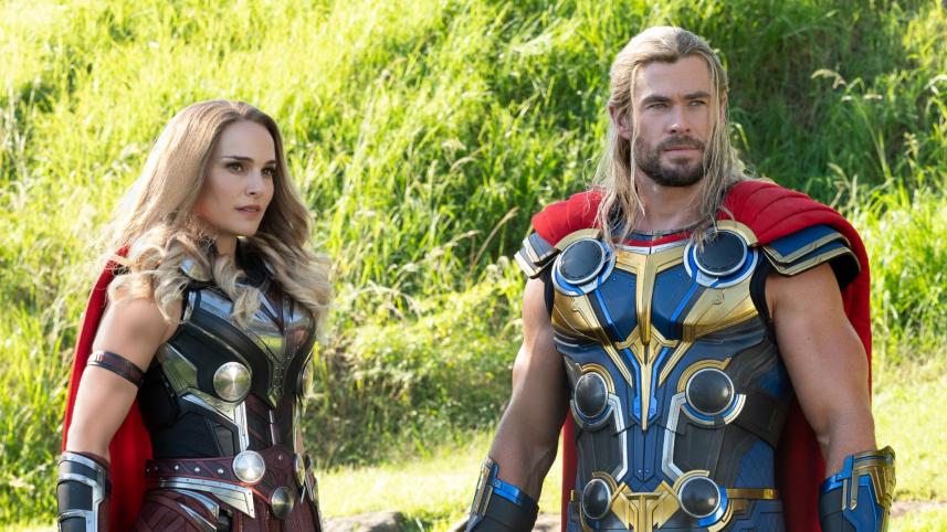 A scene from Thor: Love and Thunder