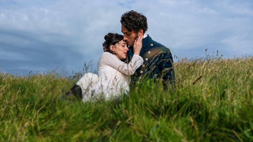 A scene from the Netflix adaptation of Persuasion 