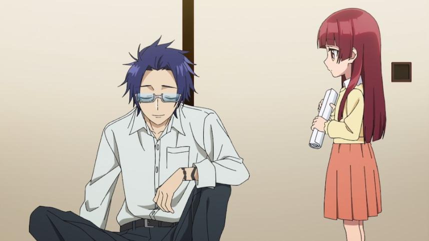 A scene from The Yakuza’s Guide to Babysitting