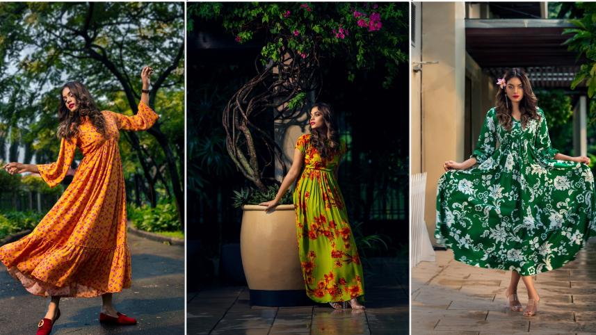Twirling dresses in the sun