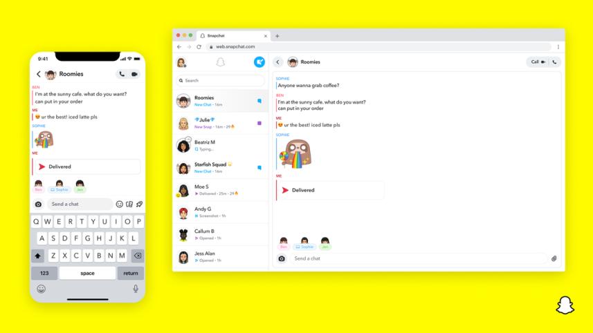Snapchat for Web is now available for all users 