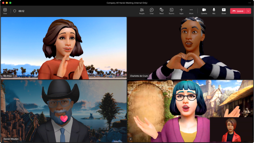 You can now use avatars on Microsoft Teams