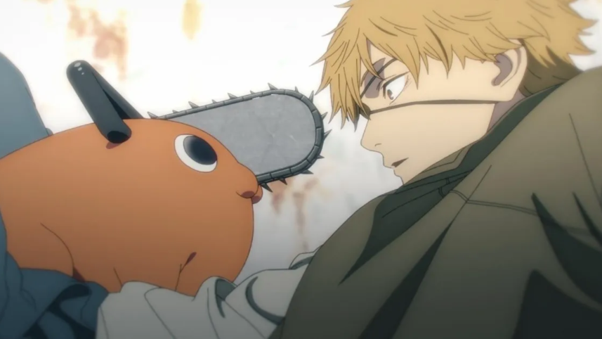 A scene from the Chainsaw Man anime