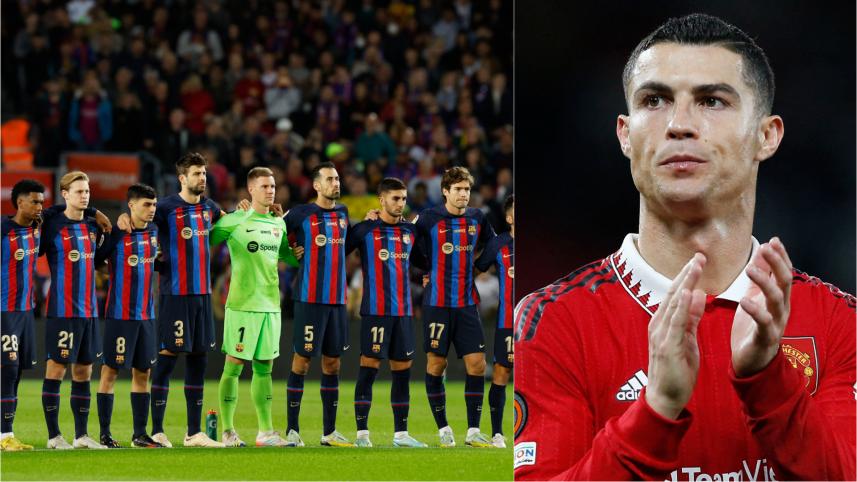 Ronaldo and Barca