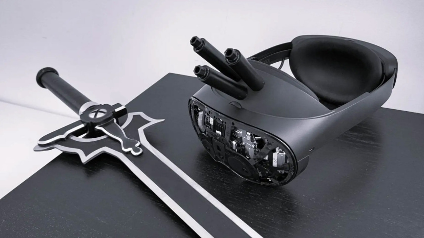 This VR will actually kill a player in real life if they die in the game. Image: Palmer Luckey