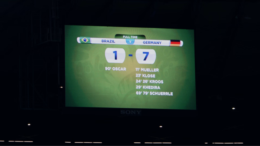 FIFA World Cup 2014 Brazil 1 - 7 Germany